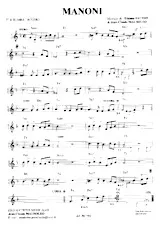 descargar la partitura para acordeón Manoni en formato PDF