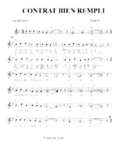 download the accordion score Contrat bien rempli in PDF format