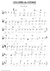 download the accordion score LES GENS DU VOYAGE in PDF format
