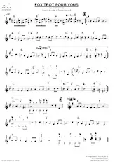 descargar la partitura para acordeón Fox trot pour vous en formato PDF