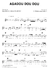 download the accordion score Agadou dou dou in PDF format