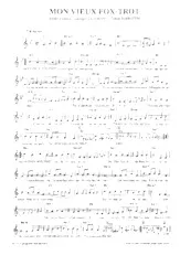 descargar la partitura para acordeón Mon vieux fox trot en formato PDF