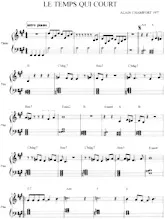 download the accordion score LE TEMPS QUI COURT in PDF format