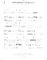 scarica la spartito per fisarmonica Entre Matane et Baton rouge Songbook in formato PDF