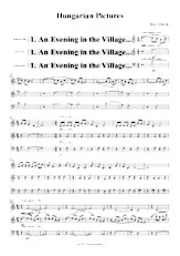 télécharger la partition d'accordéon Hungarian Pictures / Trio Trumpet Bb / Horn iF / Euphonium au format PDF