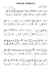 download the accordion score amitié perdue in PDF format