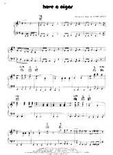 download the accordion score Have a cigar in PDF format