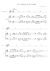 descargar la partitura para acordeón LE CORBEAU ET LE RENARD en formato PDF