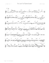 download the accordion score tu vou' fa l'Americano in PDF format