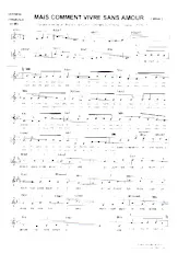 download the accordion score MAIS COMMENT VIVRE SANS AMOUR in PDF format