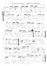 download the accordion score Escapade savoyarde in PDF format