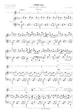 télécharger la partition d'accordéon Oblivion (from the film Heinrich IV) (Arrangement by : Dmitriy Varelas) (For Clarinet Bb and Piano) au format PDF