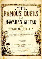 télécharger la partition d'accordéon Smith's Famous Duets For Hawaiian Guitar and Regular Guitar /  Hawaiin guitar Solo / Guitar -Acc. (15 Titres) au format PDF