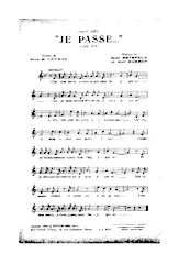 descargar la partitura para acordeón JE PASSE en formato PDF