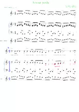 descargar la partitura para acordeón Amour perdu en formato PDF
