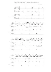 descargar la partitura para acordeón Thème de Gerbier  du film  en formato PDF