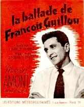 télécharger la partition d'accordéon la ballade de François Guillou au format PDF