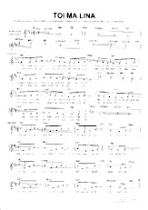 descargar la partitura para acordeón TOI MA LINA en formato PDF