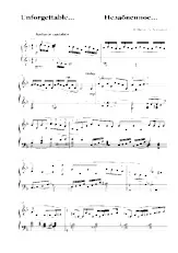 scarica la spartito per fisarmonica Unforgettable (Arrangement : Vyachslav Semionov) in formato PDF