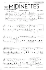 descargar la partitura para acordeón MIDINETTES en formato PDF