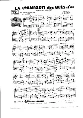 télécharger la partition d'accordéon La chanson des blés d'Or. au format PDF