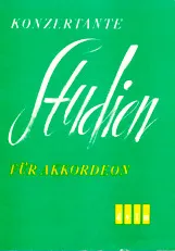 télécharger la partition d'accordéon Konzertante studien für akkordeon au format PDF