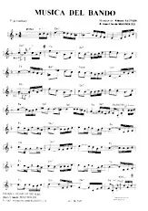 descargar la partitura para acordeón Musica del bando en formato PDF