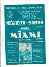 download the accordion score Négrita samba (orchestration complète) in PDF format