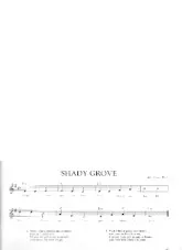 télécharger la partition d'accordéon Shady Grove au format PDF