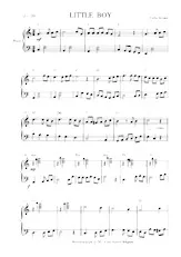 télécharger la partition d'accordéon LITTLE BOY PIANO au format PDF
