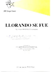 télécharger la partition d'accordéon LLORANDO SE FUE (LA LAMBADA) au format PDF