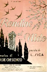 télécharger la partition d'accordéon Rondine al Nido (Homing Swallows) au format PDF