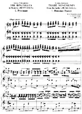 télécharger la partition d'accordéon Three Movements From Petrushka (Trois mouvements de Petrushka) (Piano) au format PDF