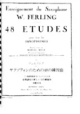 descargar la partitura para acordeón 48 Etudes pour tous les Saxophones en formato PDF