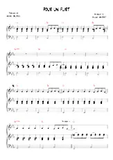 download the accordion score Pour un flirt in PDF format