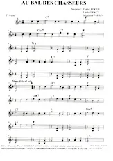 scarica la spartito per fisarmonica au bal des chasseurs in formato PDF