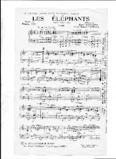 descargar la partitura para acordeón Les éléphants (orchestration) en formato PDF