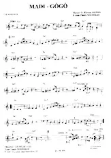 descargar la partitura para acordeón Madi gôgô en formato PDF