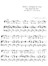 descargar la partitura para acordeón Who's Afraid Of The Big Bas Wolf from Walt Disney's The Three Little Pigs en formato PDF