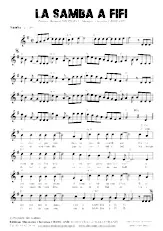 download the accordion score LA SAMBA A FIFI in PDF format