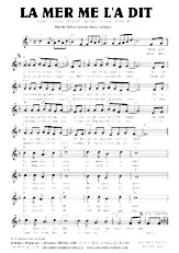 download the accordion score LA MER ME L'A DIT in PDF format