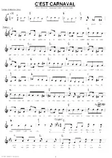 download the accordion score C'EST CARNAVAL in PDF format