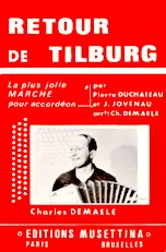 télécharger la partition d'accordéon Retour de Tilburg au format PDF