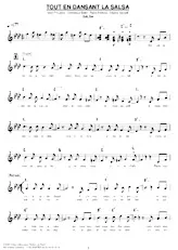 download the accordion score TOUT EN DANSANT LA SALSA in PDF format