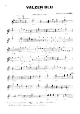 descargar la partitura para acordeón Valzer Blu en formato PDF