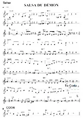 download the accordion score LA SALSA DU DÉMON in PDF format