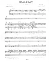 télécharger la partition d'accordéon Hallyday (Le phénix) au format PDF