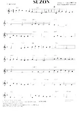 descargar la partitura para acordeón Suzon en formato PDF