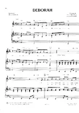 download the accordion score Déborah in PDF format