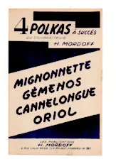 télécharger la partition d'accordéon MIGNONNETTE. GEMENOS.CANNELONGUE.ORIOL au format PDF